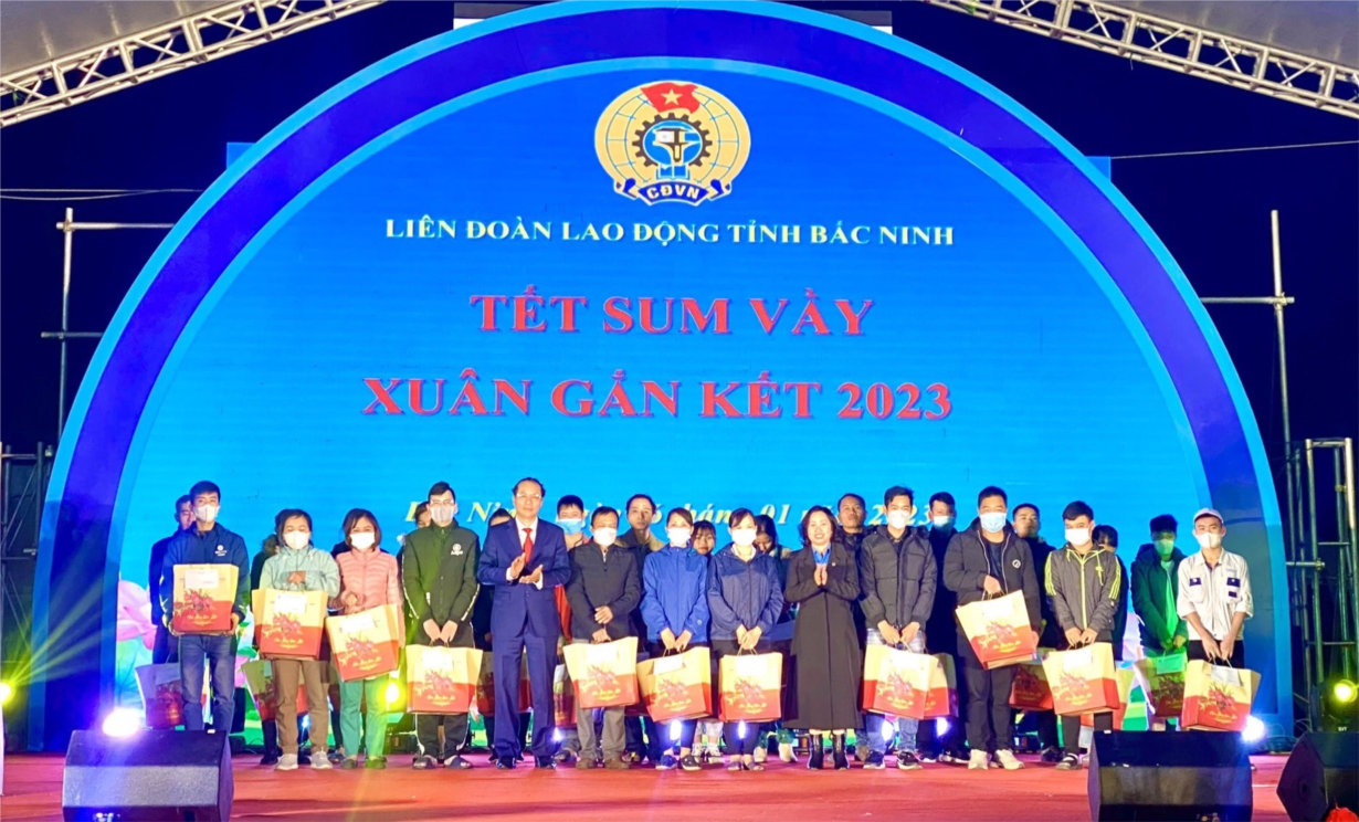 “Tết sum vầy – Xuân gắn kết” đến với đoàn viên, người lao động Bắc Ninh (09/1/2023)